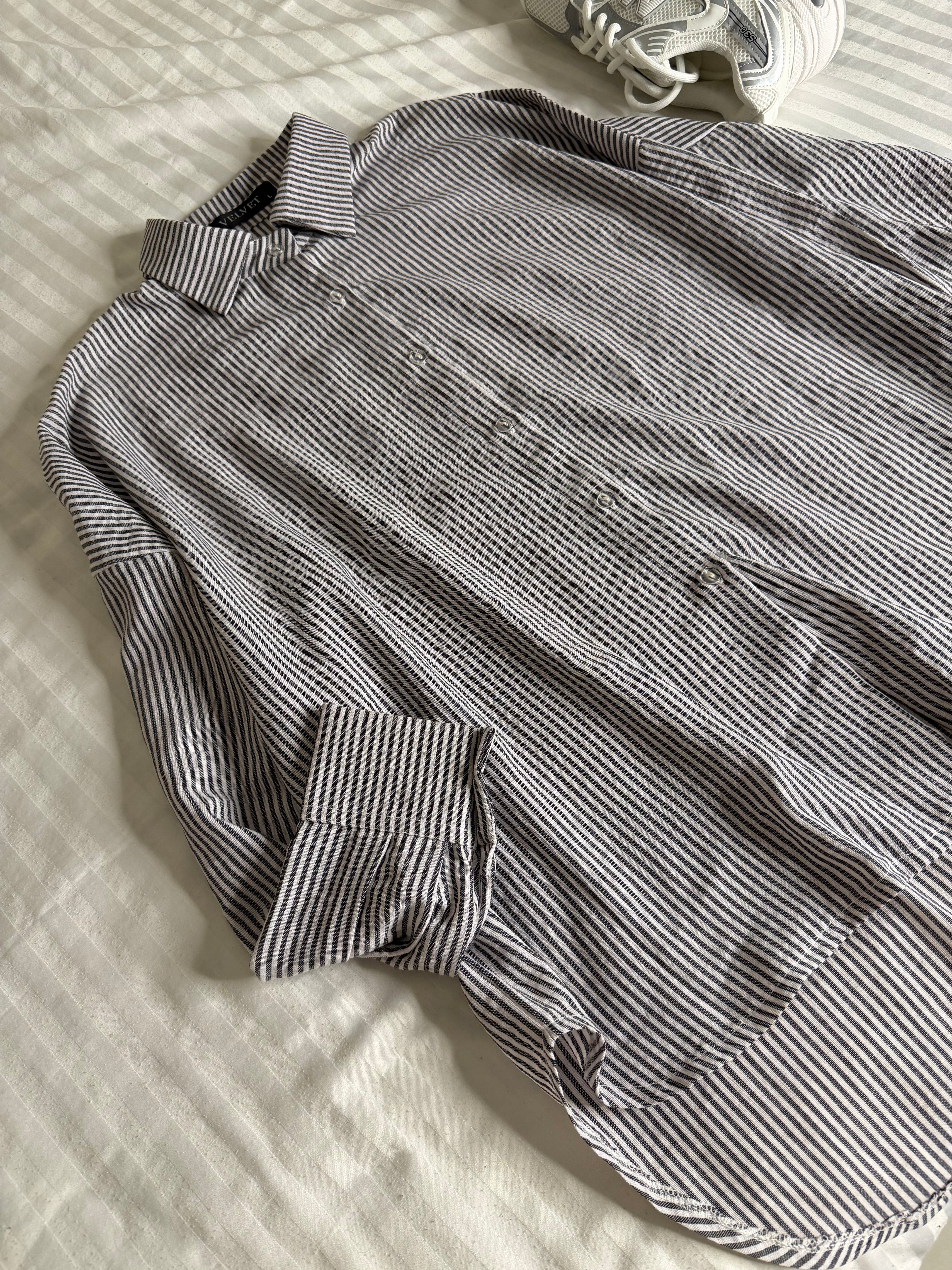 شميز Linen مخطط