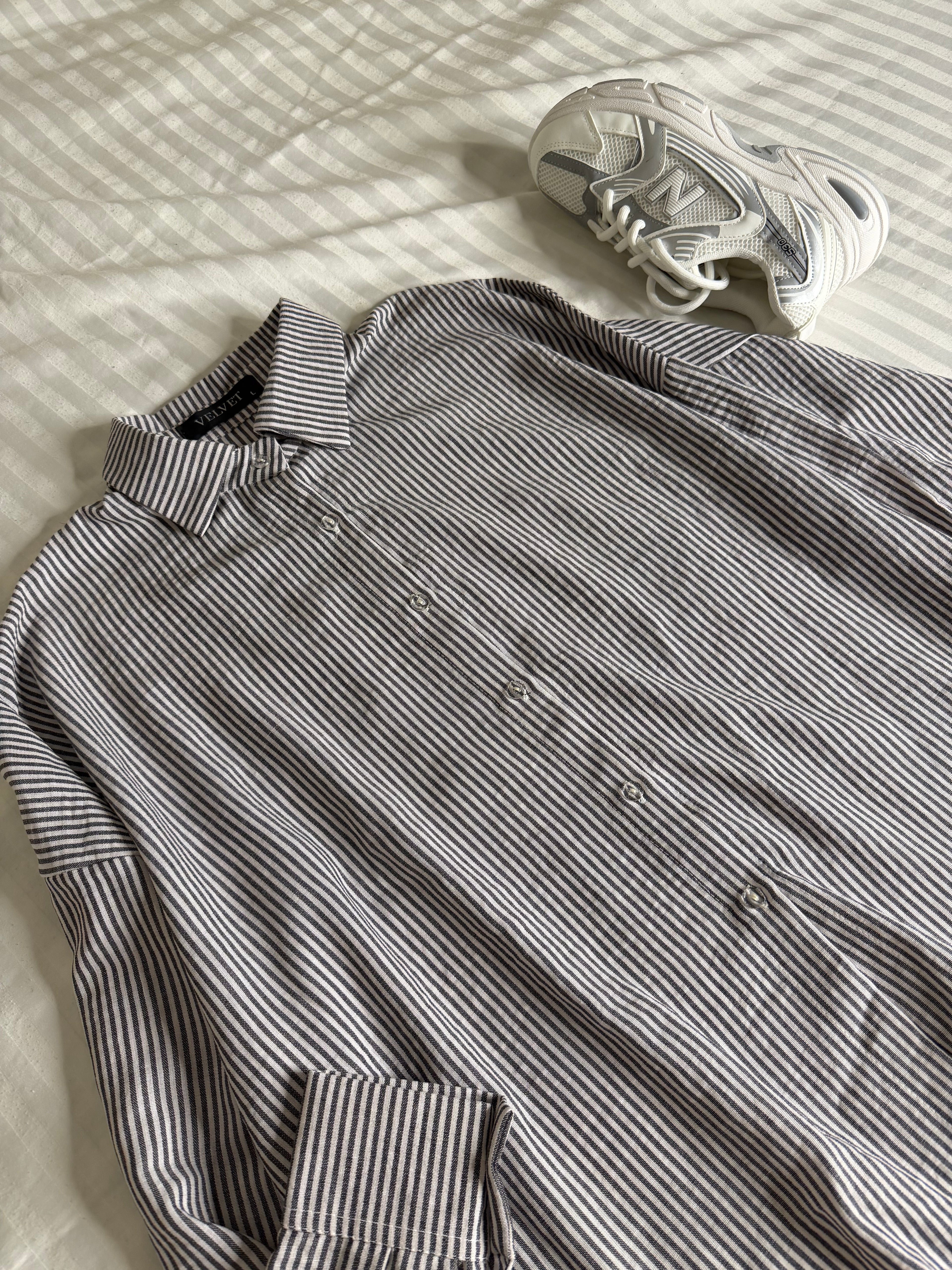 شميز Linen مخطط
